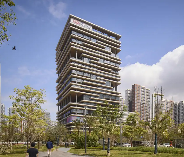 Budynek siedziby głównej Shenzhen Webank